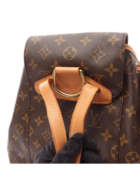 Louis Vuitton Backpack Montsouris Monogram Canvas Leather main image 6
